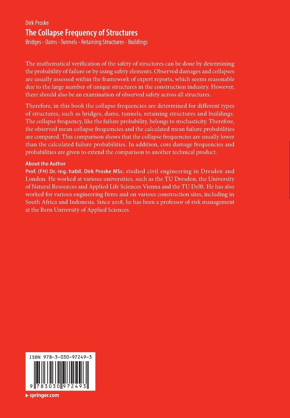 Rückseitencover The Collapse Frequency of Structures