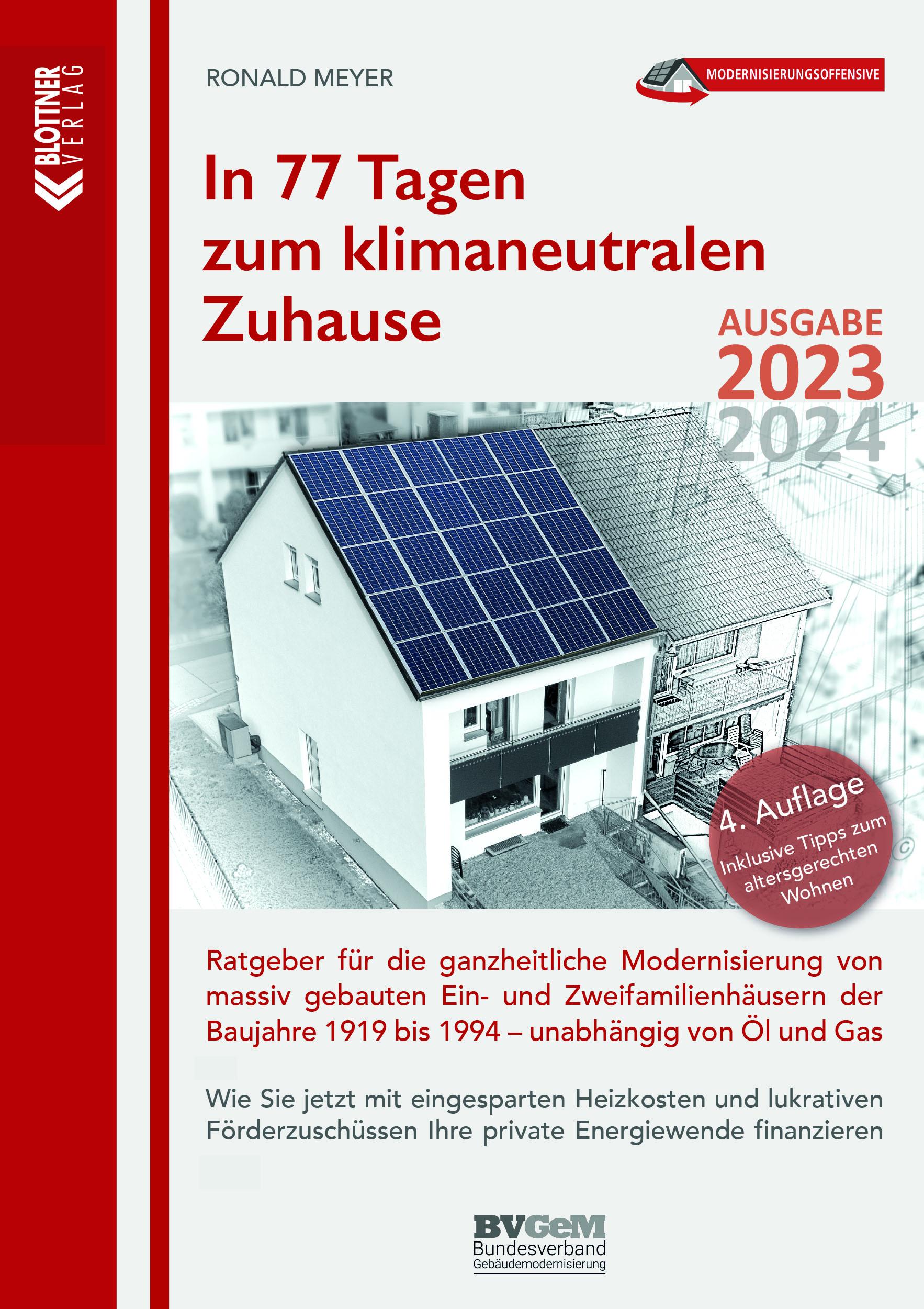 Vorderes Coverbild In 77 Tagen zum klimaneutralen Zuhause