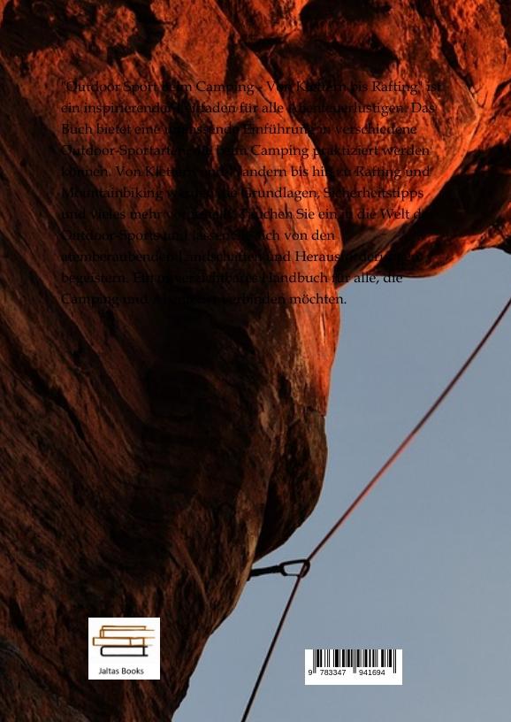 Rückseitencover Outdoor Sport beim Camping - Von Klettern bis Rafting