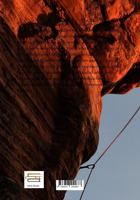 Rückseitencover Outdoor Sport beim Camping - Von Klettern bis Rafting