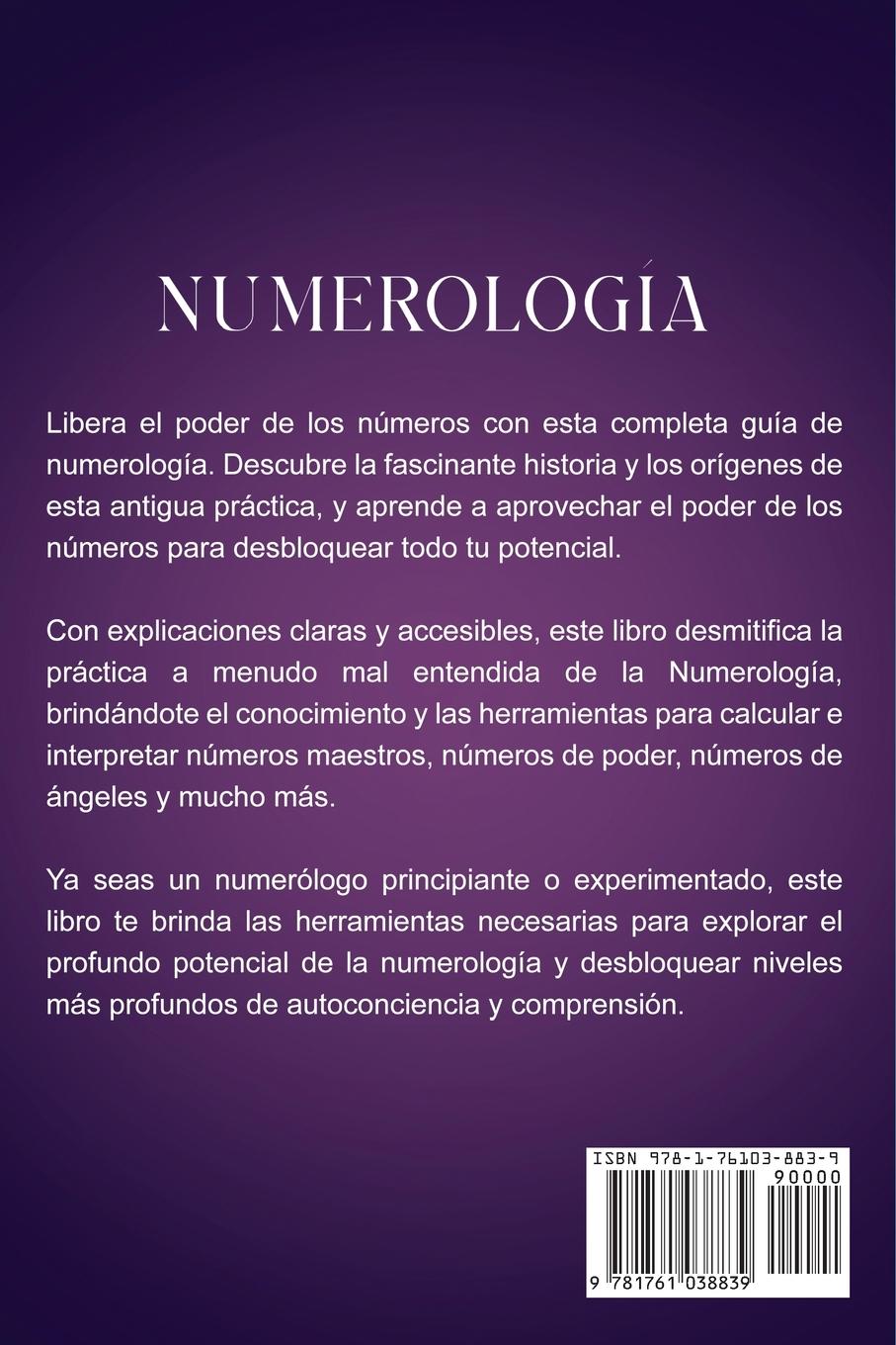 Rückseitencover Numerología