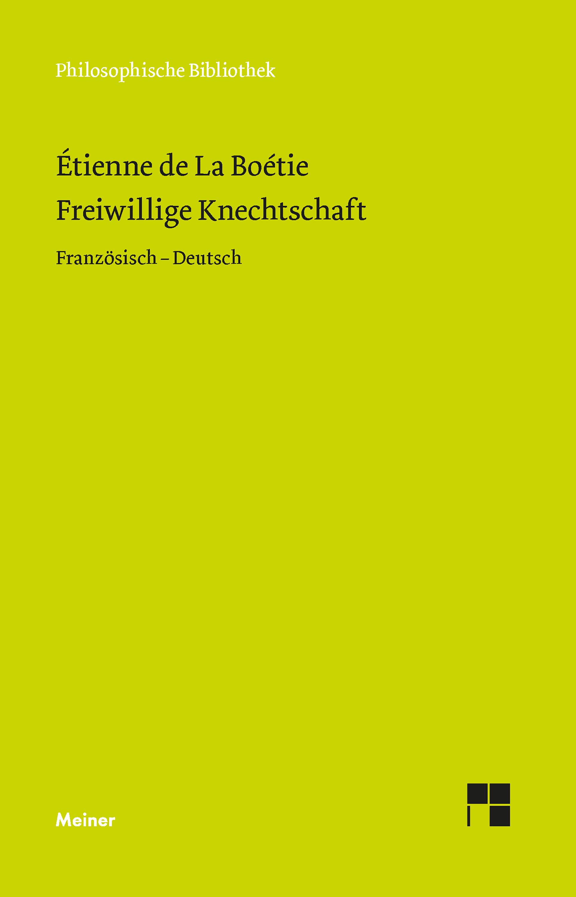 Vorderes Coverbild Freiwillige Knechtschaft