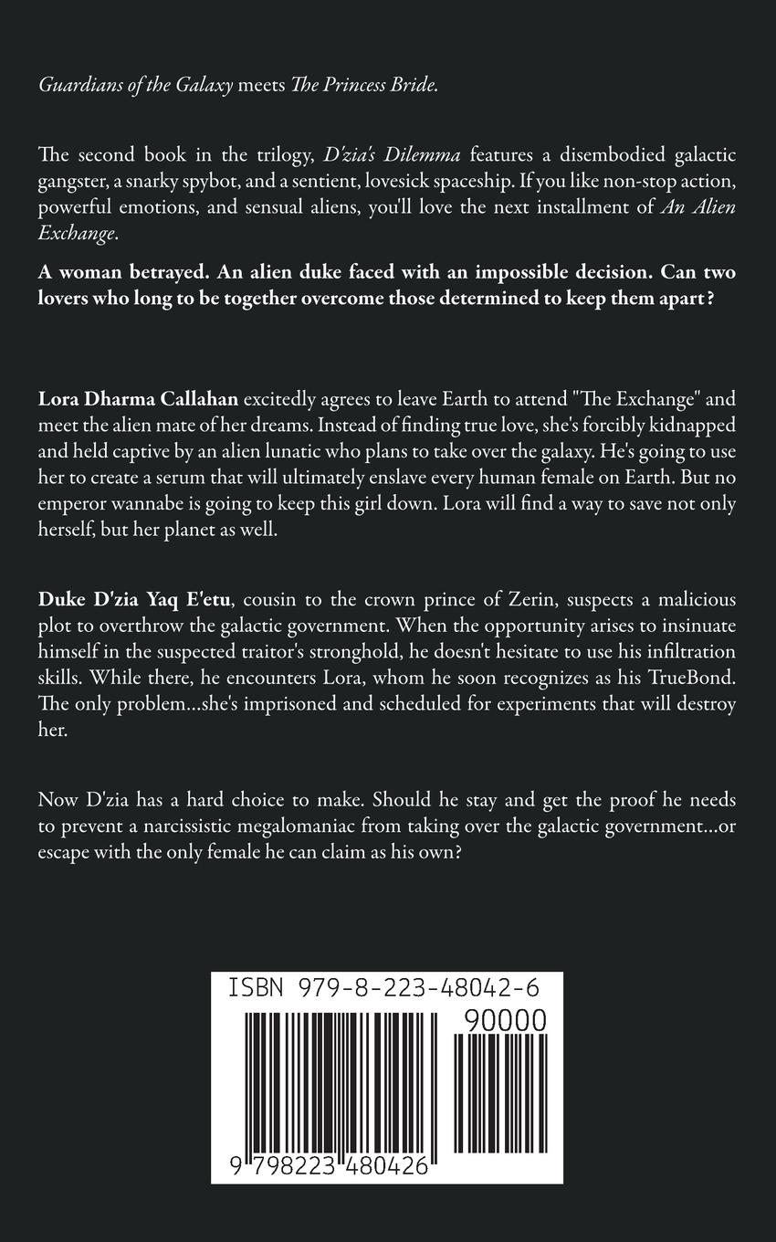 Rückseitencover D'zia's Dilemma