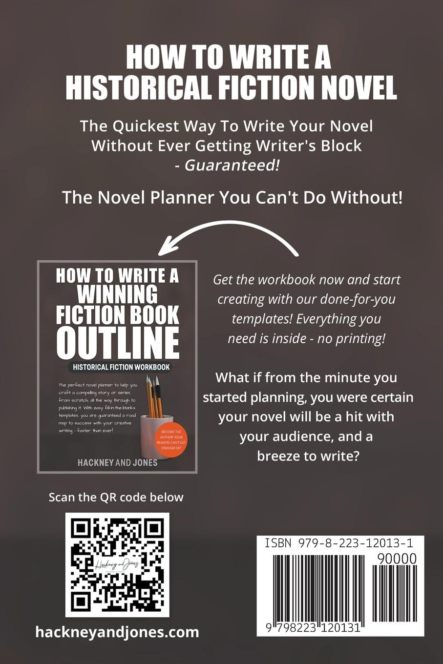 Rückseitencover How To Write A Historical Fiction Novel