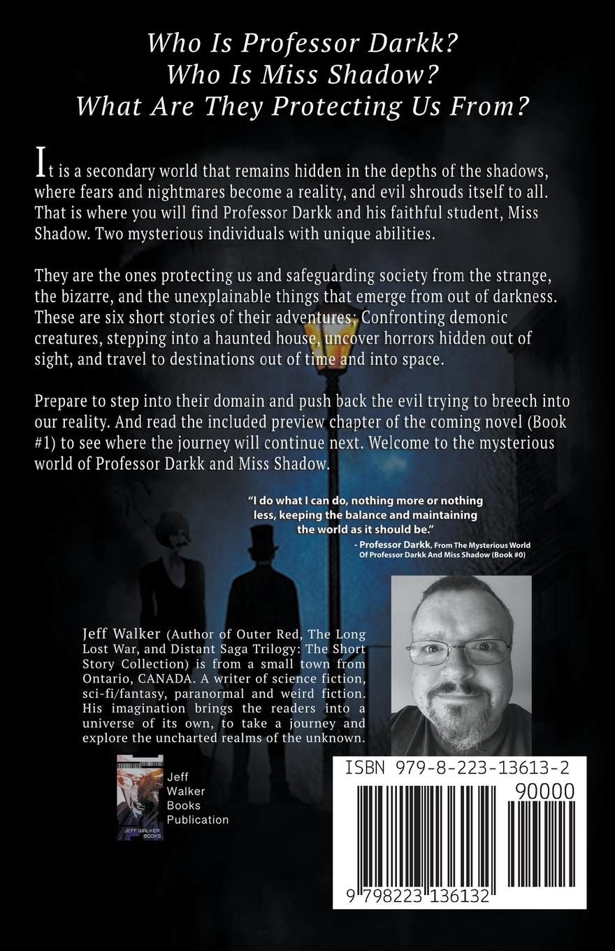 Rückseitencover The Mysterious World Of Professor Darkk And Miss Shadow