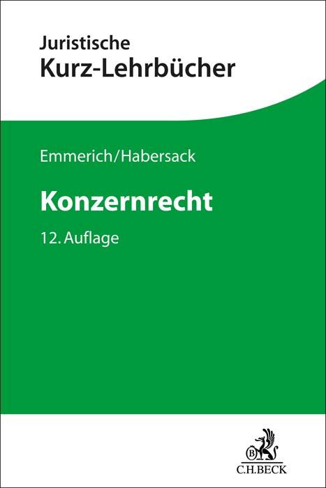Vorderes Coverbild Konzernrecht