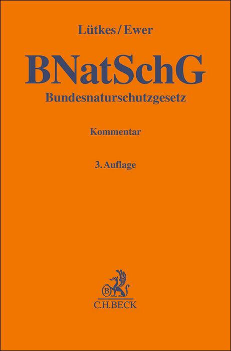 Vorderes Coverbild Bundesnaturschutzgesetz. BNatSchG