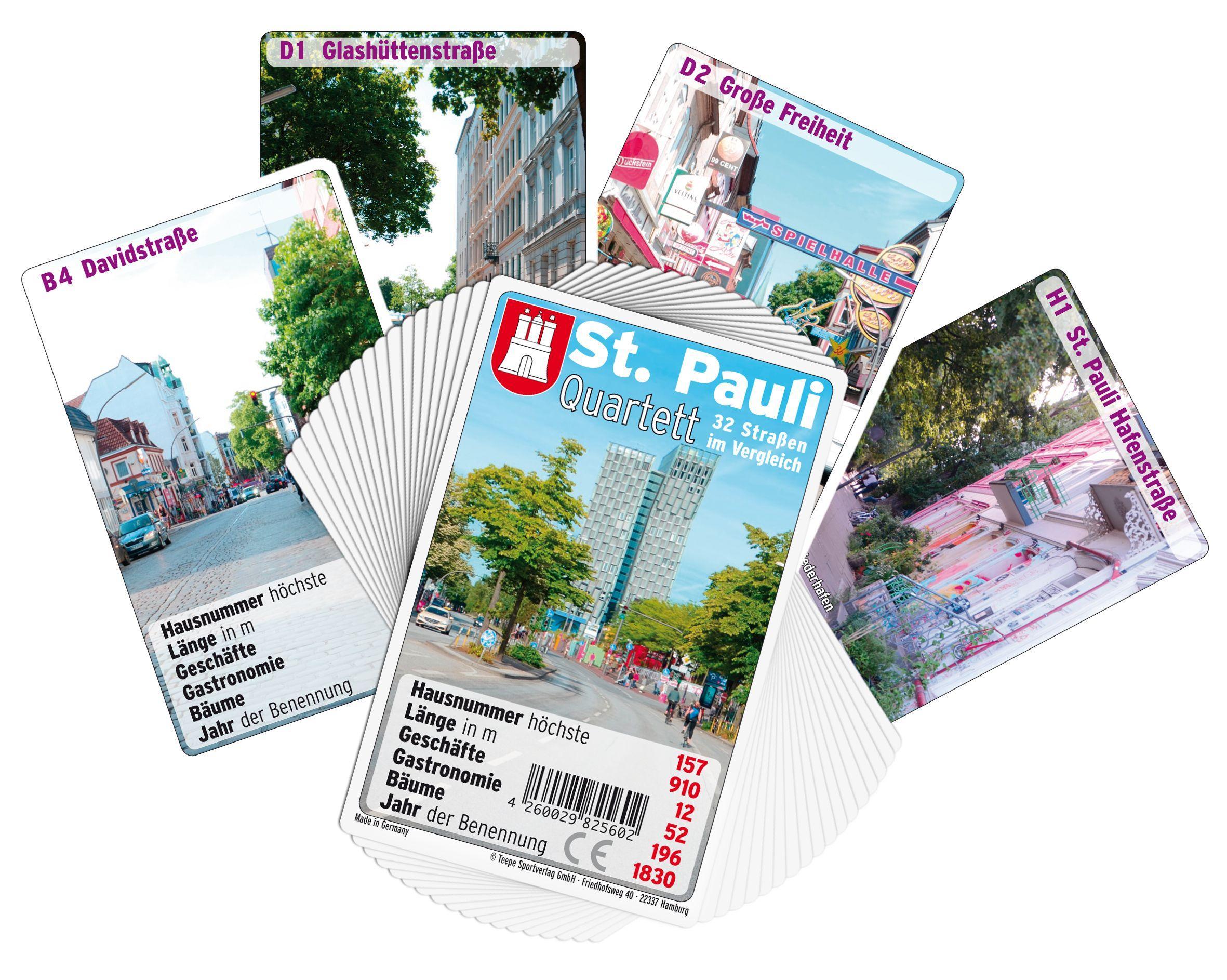 Vorderes Coverbild Hamburg St. Pauli Quartett