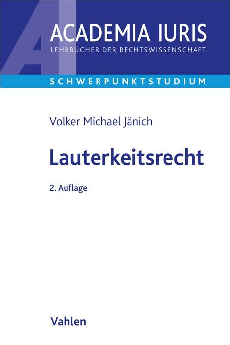 Vorderes Coverbild Lauterkeitsrecht