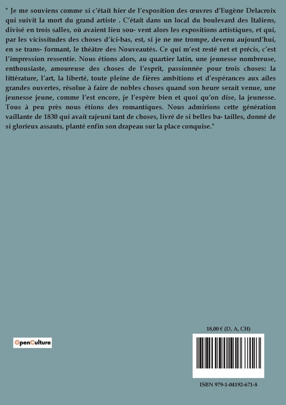 Rückseitencover Peintres français contemporains