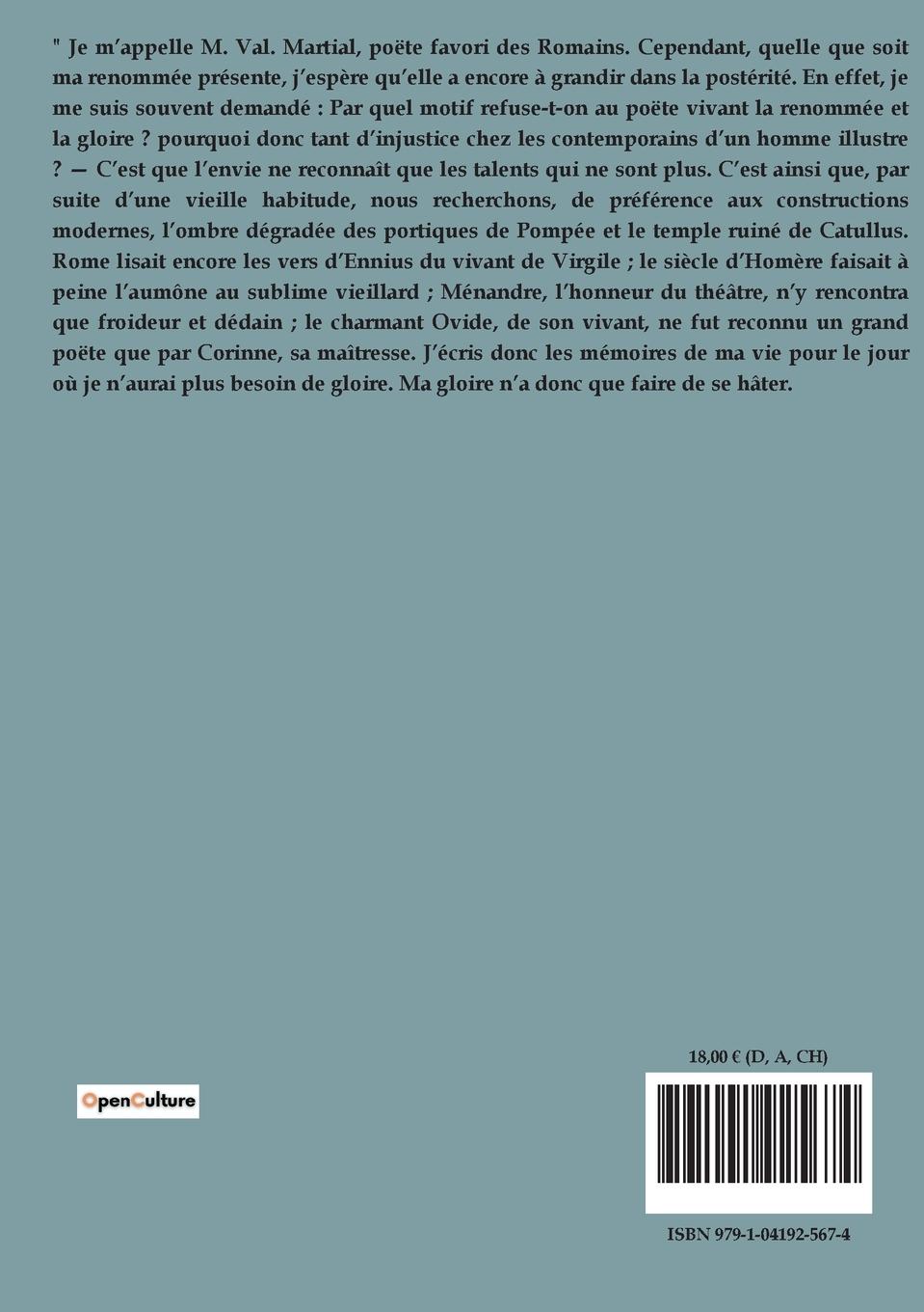 Rückseitencover Les Épigrammes