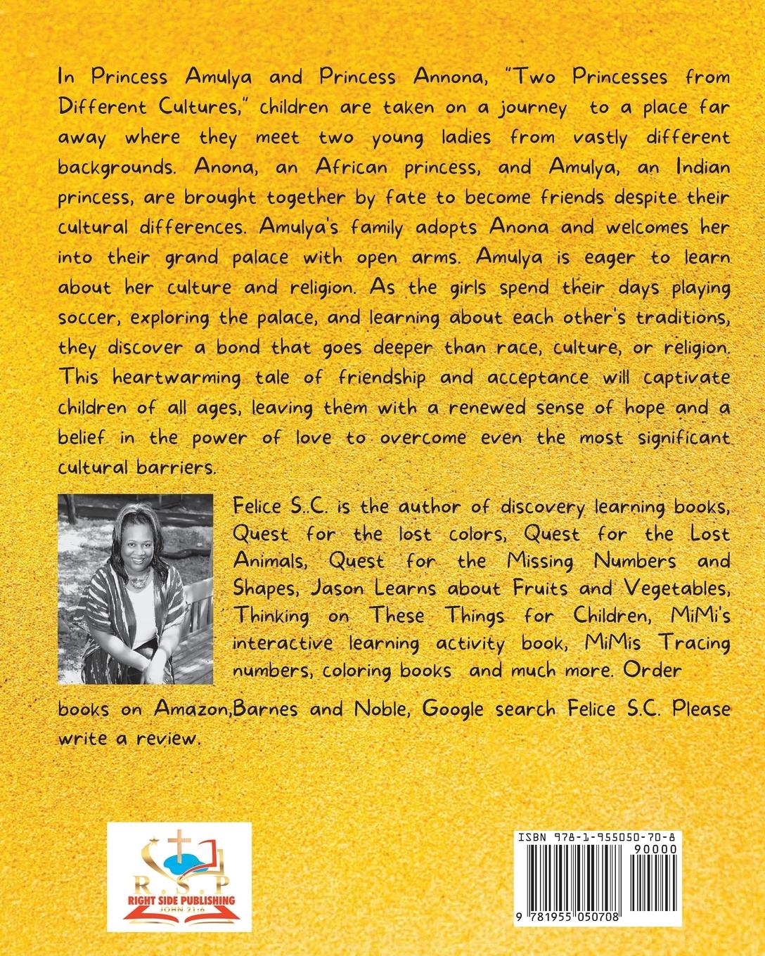 Rückseitencover Princess Amulya and Princess Annona