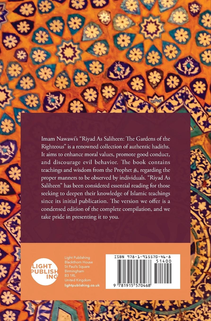 Rückseitencover Riyad As Saliheen