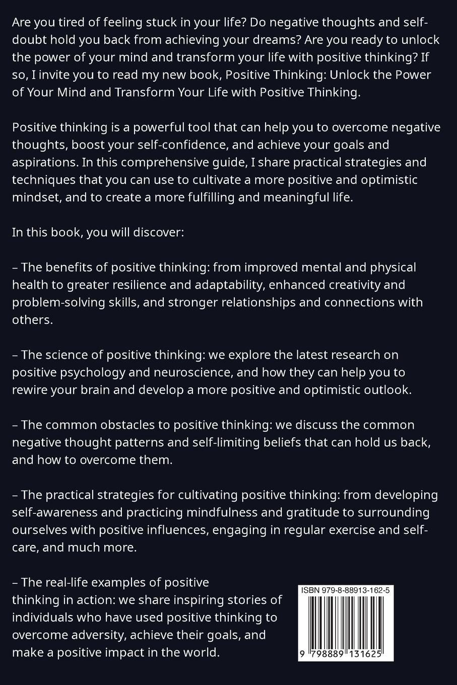 Rückseitencover Positive Thinking