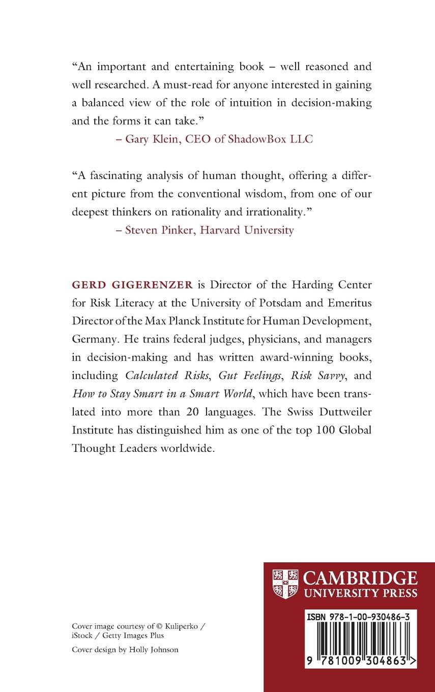 Rückseitencover The Intelligence of Intuition