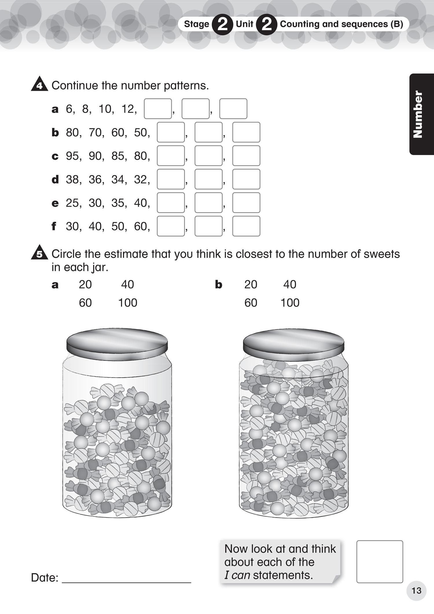 Beispielinhalt (Bild) Collins International Primary Maths