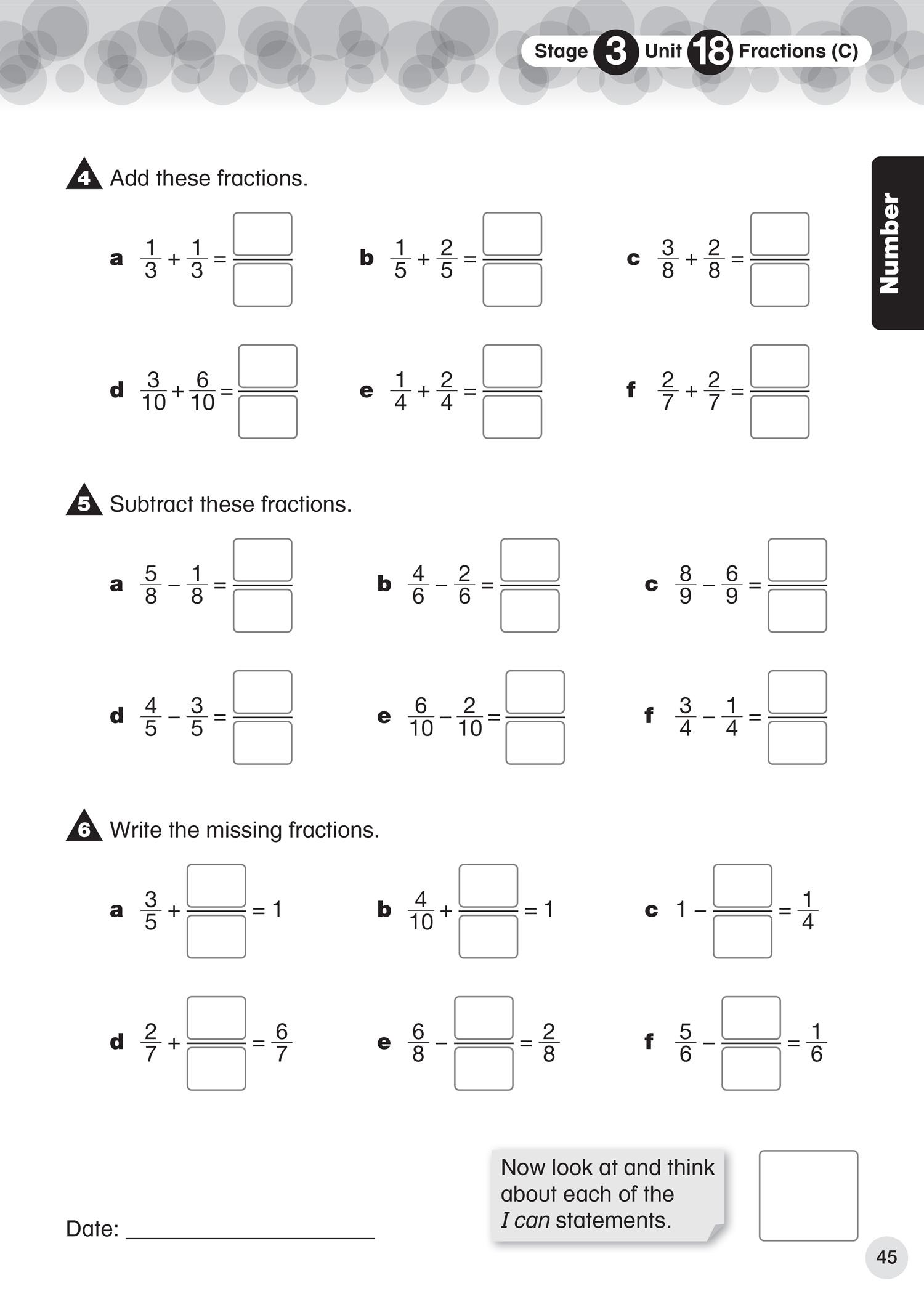 Beispielinhalt (Bild) Collins International Primary Maths