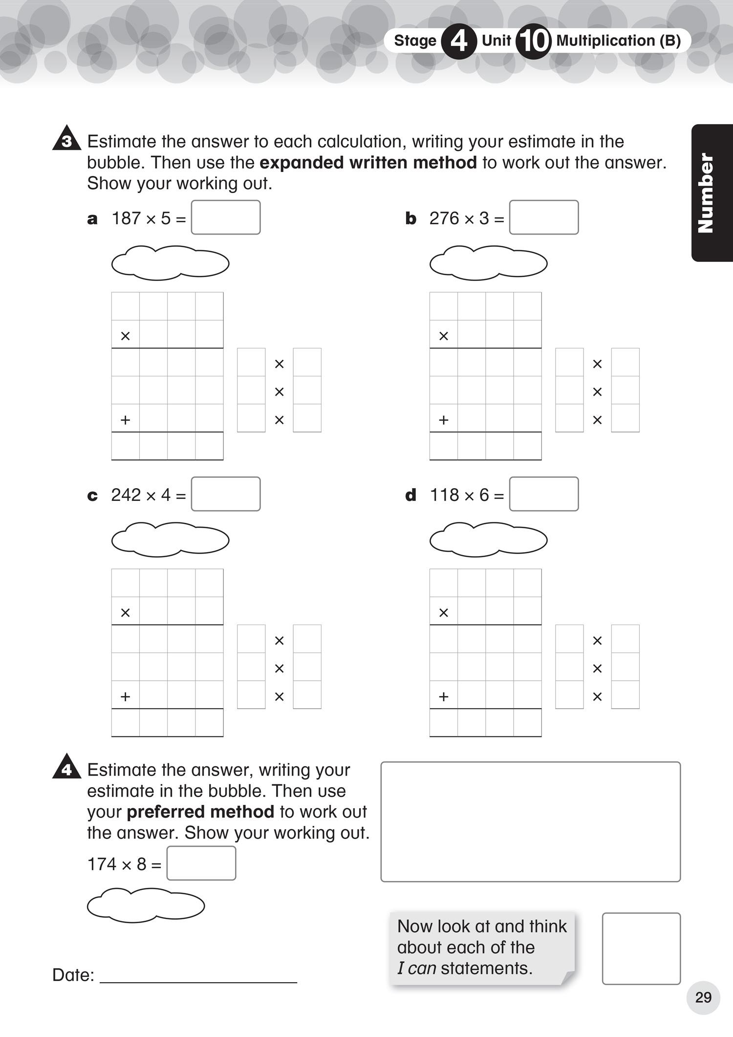 Beispielinhalt (Bild) Collins International Primary Maths