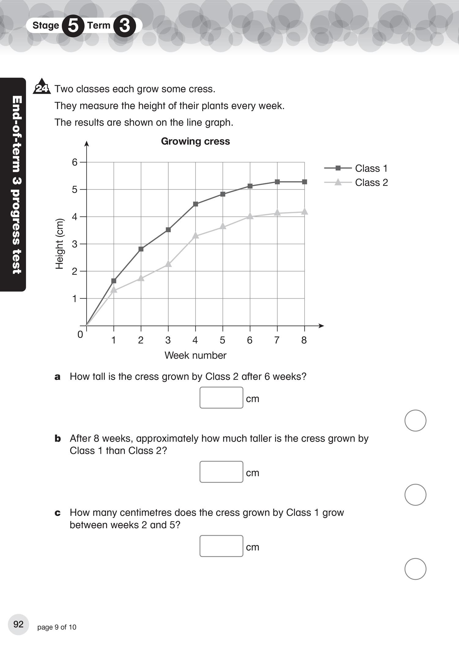 Beispielinhalt (Bild) Collins International Primary Maths