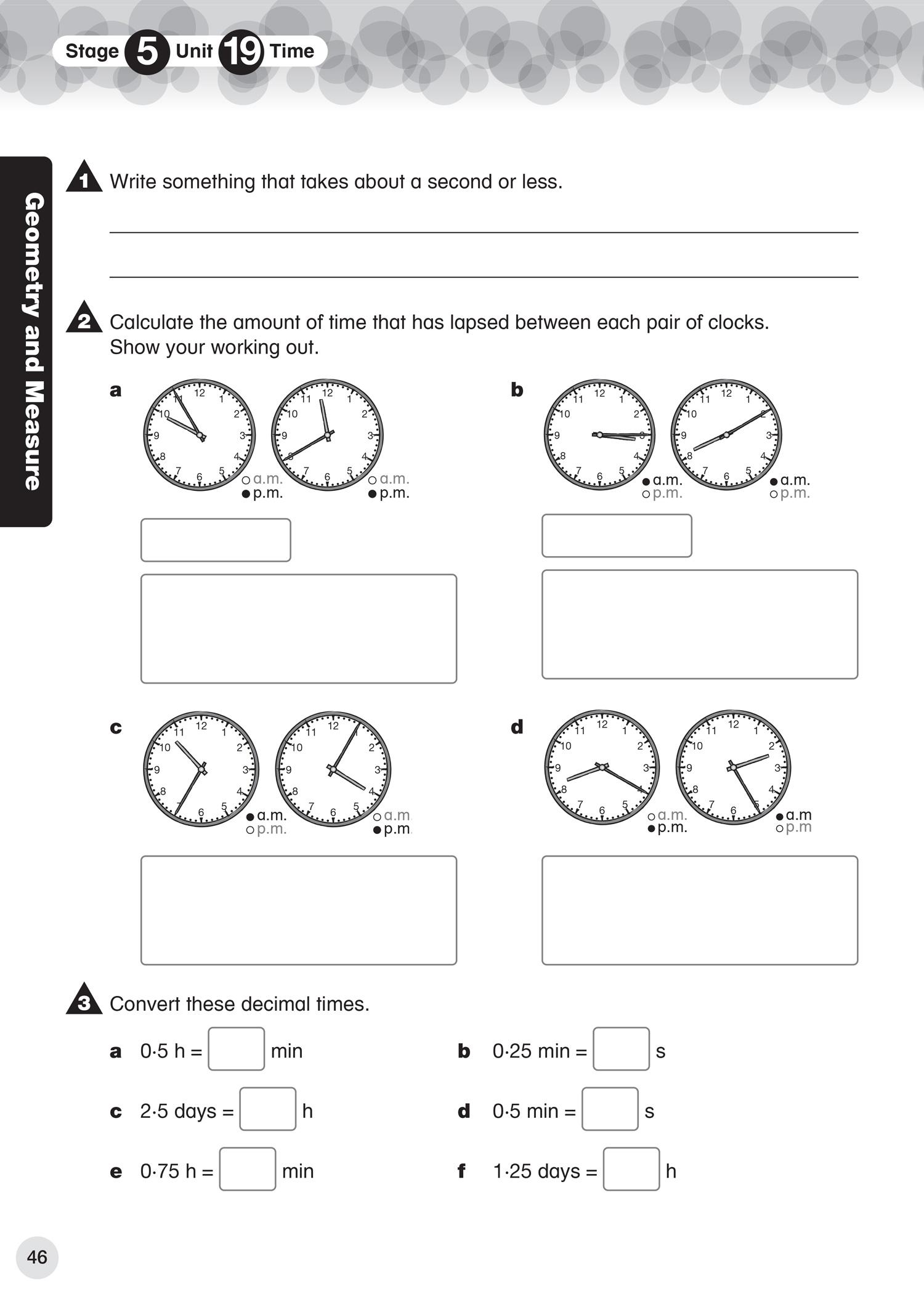 Beispielinhalt (Bild) Collins International Primary Maths