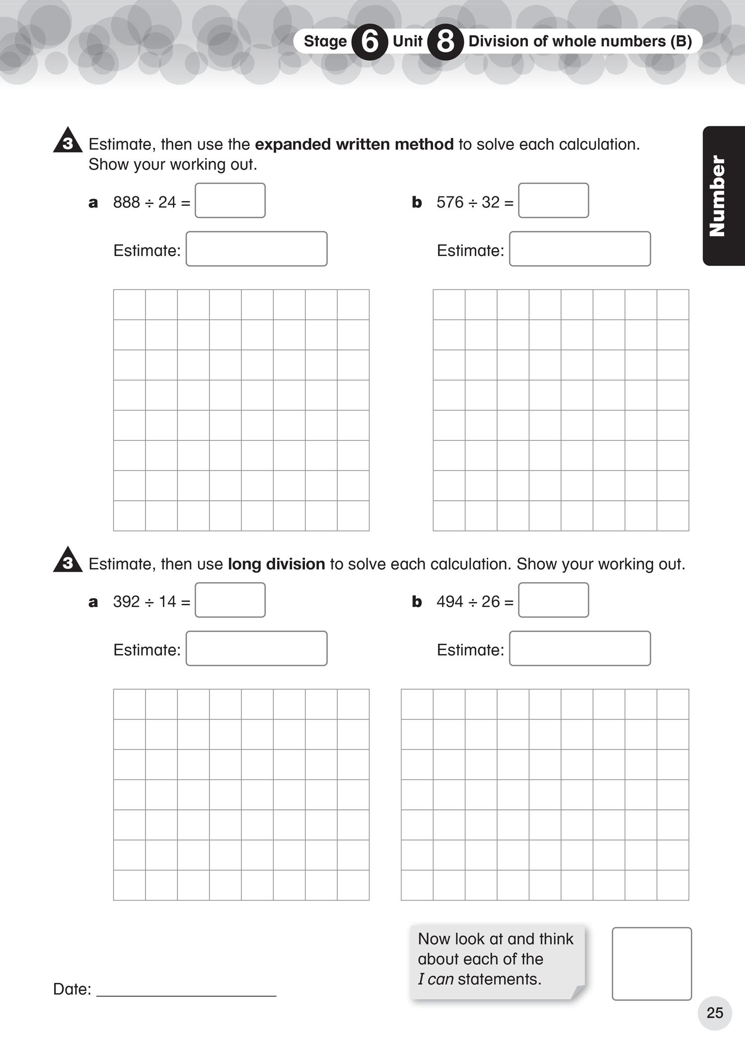 Beispielinhalt (Bild) Collins International Primary Maths