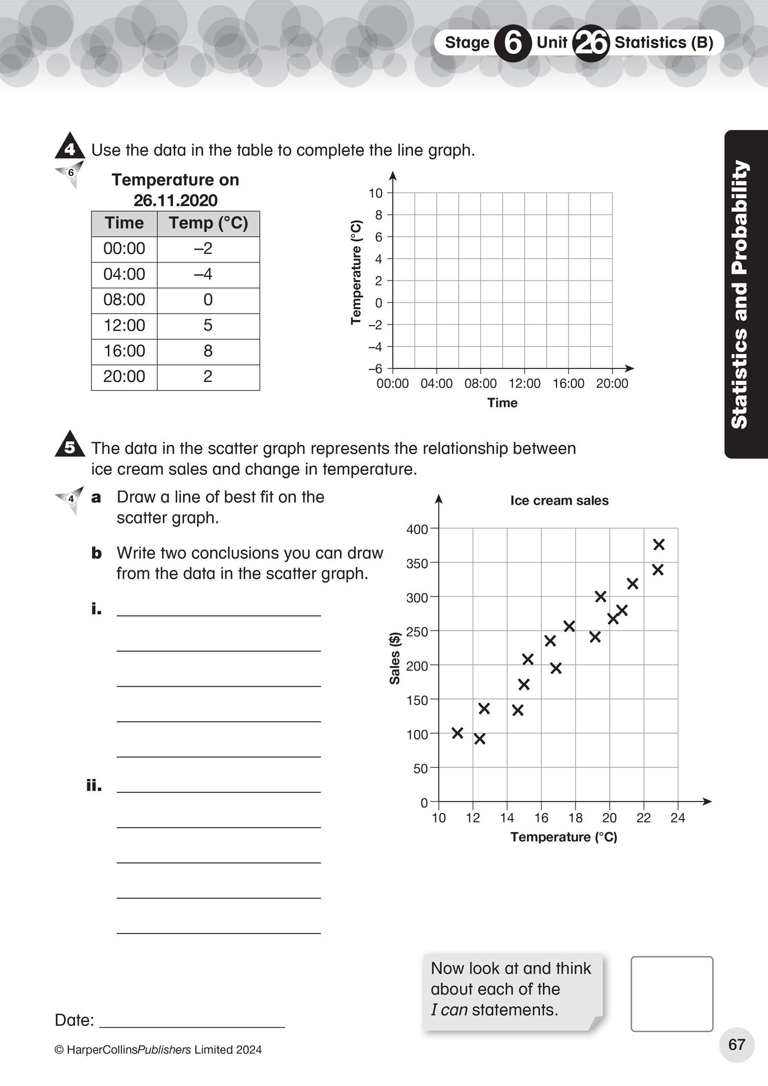 Beispielinhalt (Bild) Collins International Primary Maths