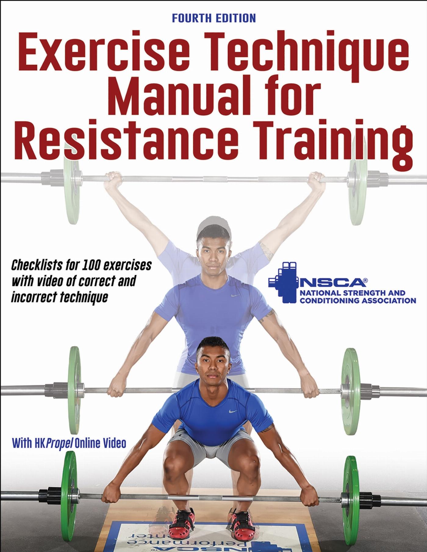 Vorderes Coverbild Exercise Technique Manual for Resistance Training
