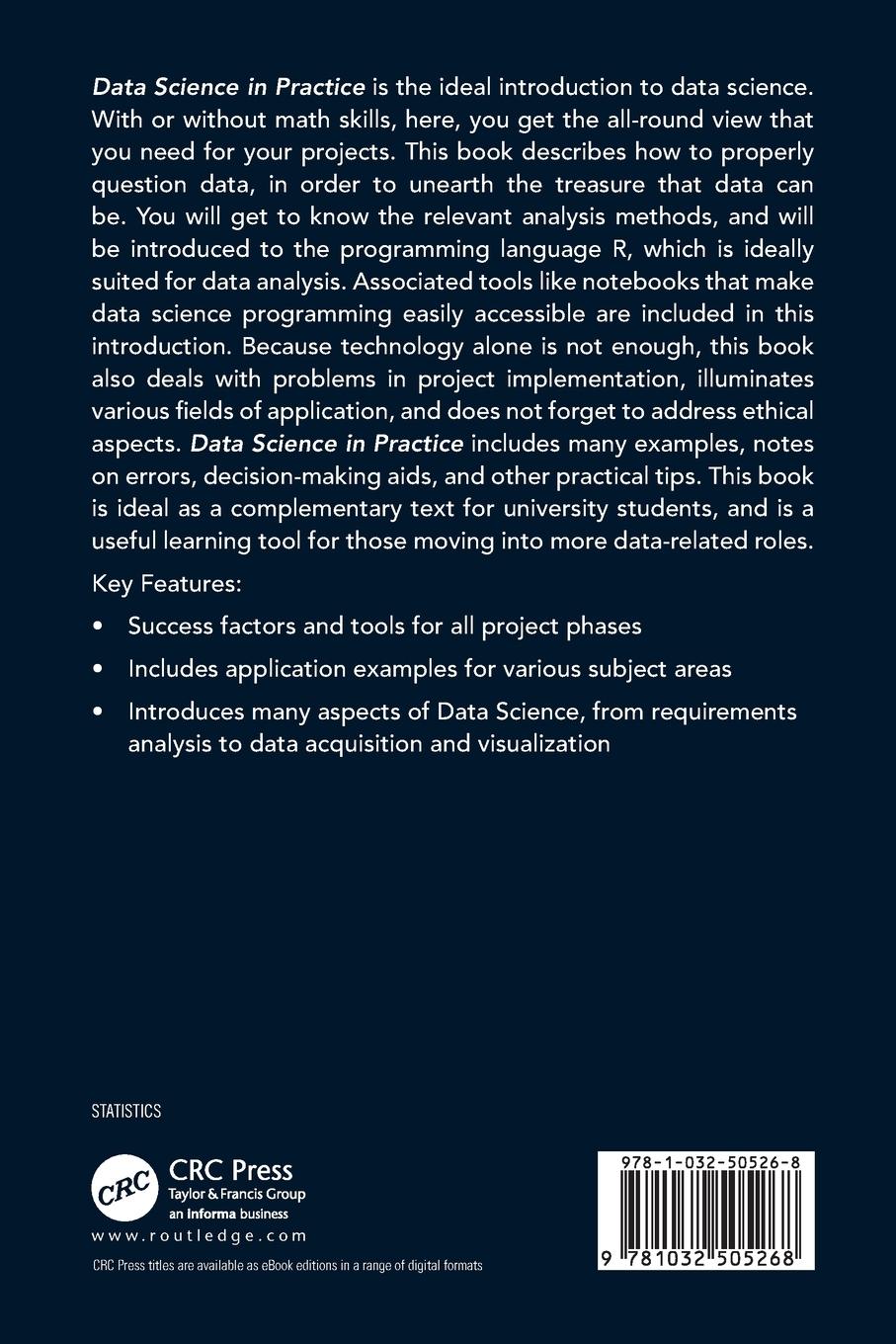 Rückseitencover Data Science in Practice