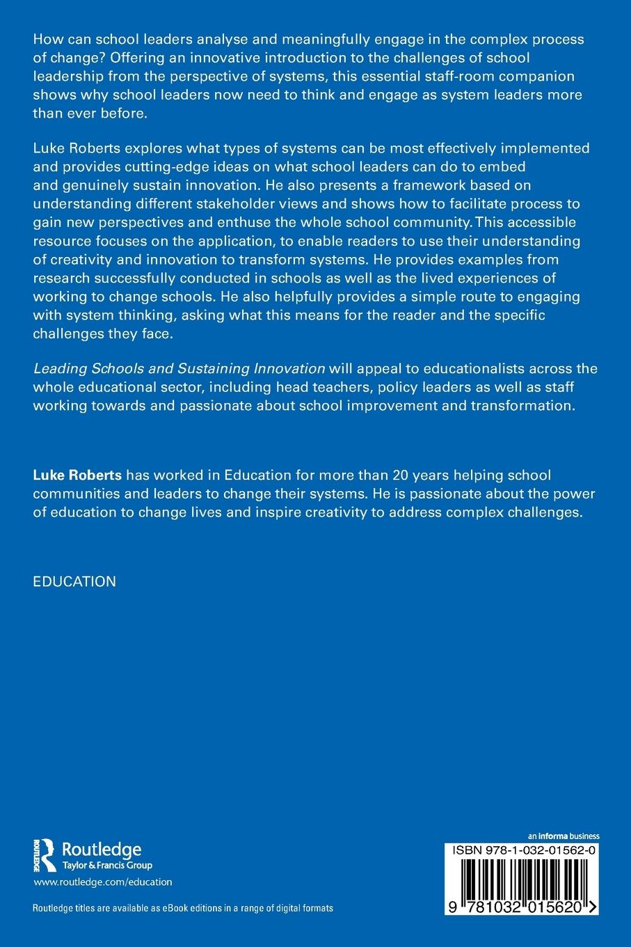 Rückseitencover Leading Schools and Sustaining Innovation