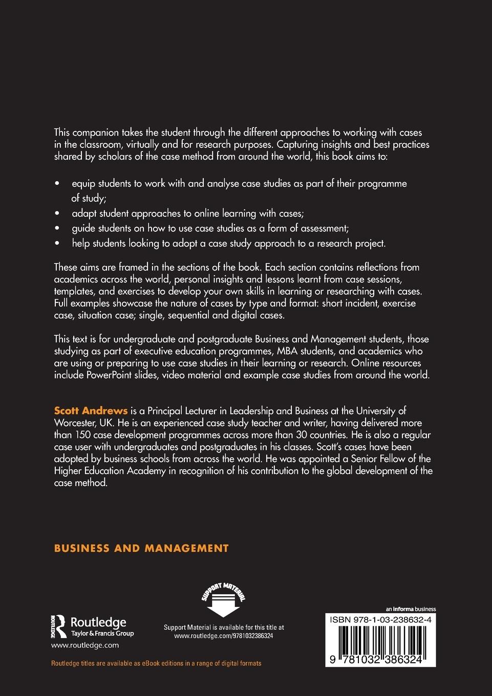 Rückseitencover Learning and Researching with Case Studies