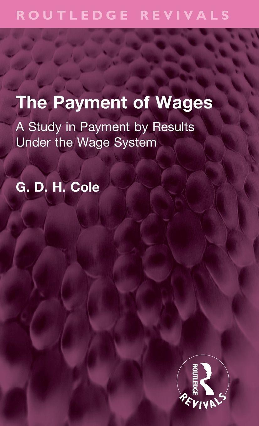 Vorderes Coverbild The Payment of Wages