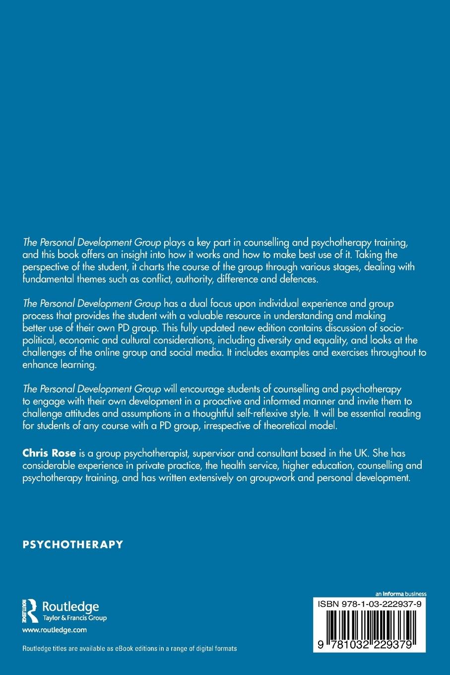 Rückseitencover The Personal Development Group