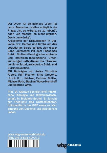 Rückseitencover Suizid