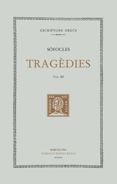Vorderes Coverbild Tragèdies, vol. III: Electra. Filoctetes