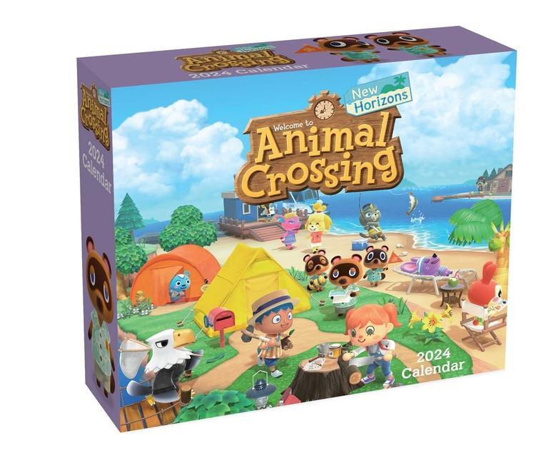 Vorderes Coverbild Animal Crossing: New Horizons 2024 Day-To-Day Calendar