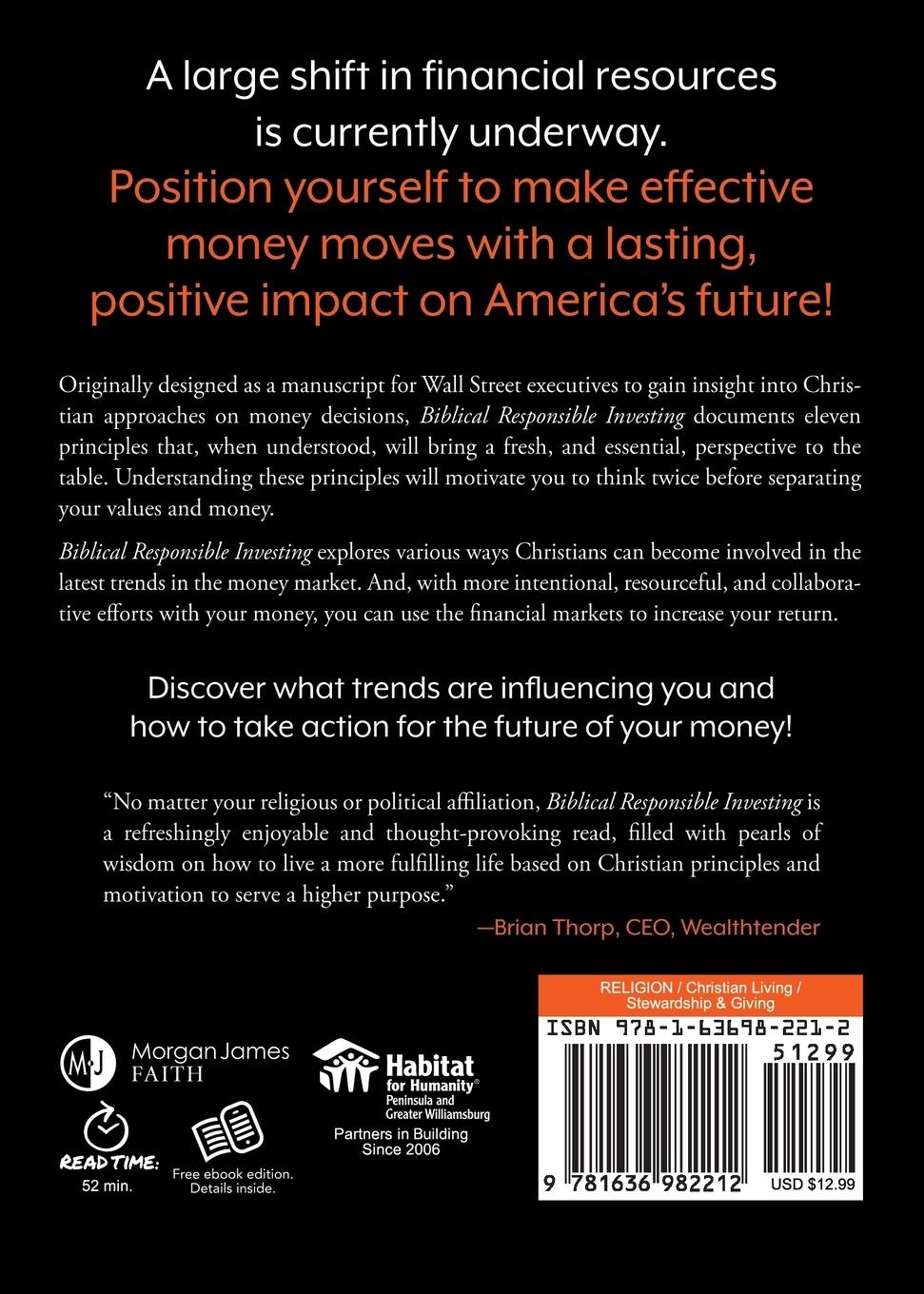 Rückseitencover Biblical Responsible Investing