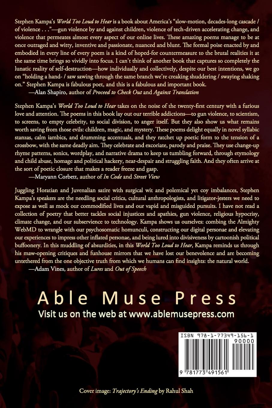 Rückseitencover World Too Loud to Hear