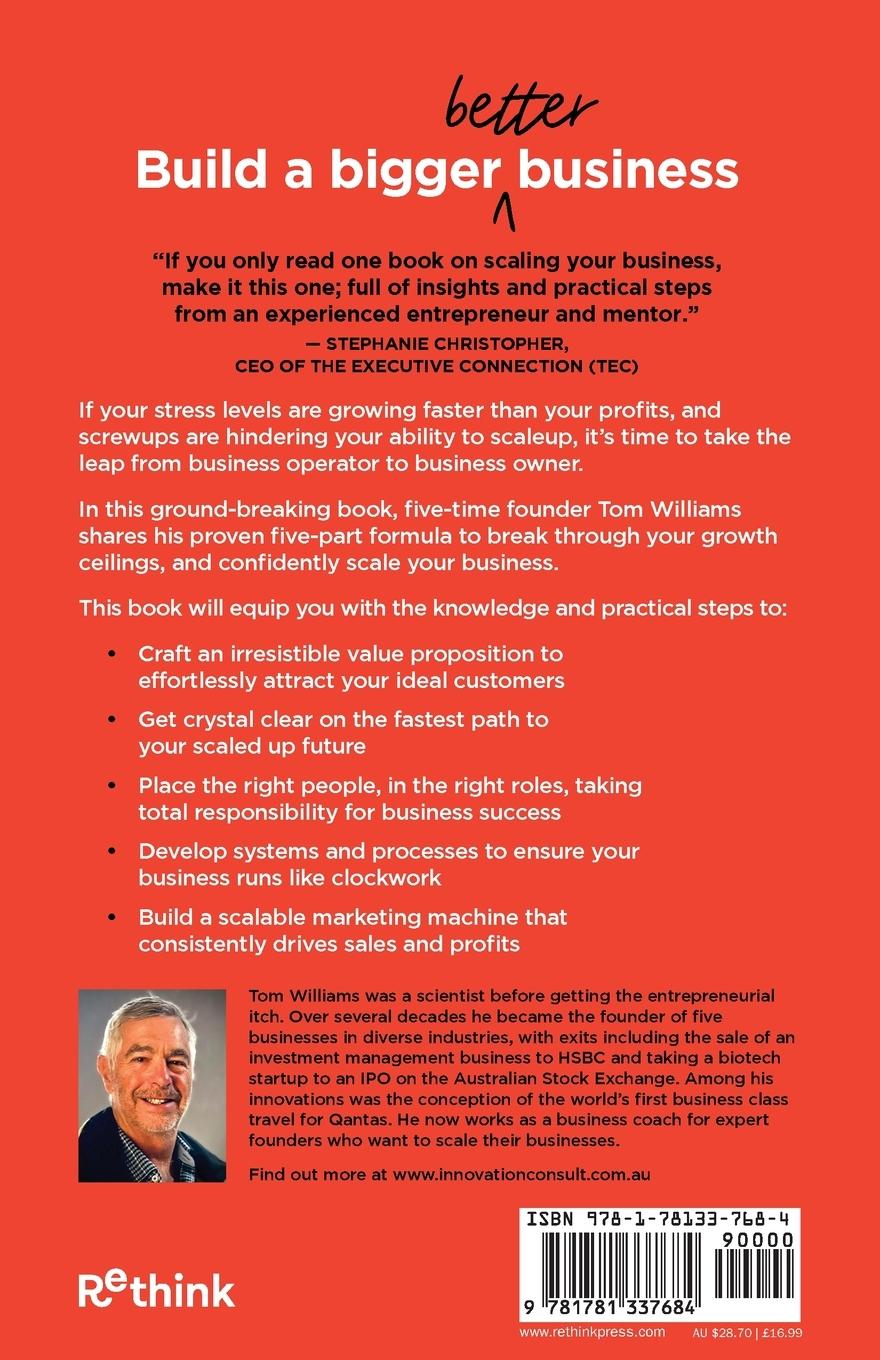 Rückseitencover Startup, Scaleup or Screwup