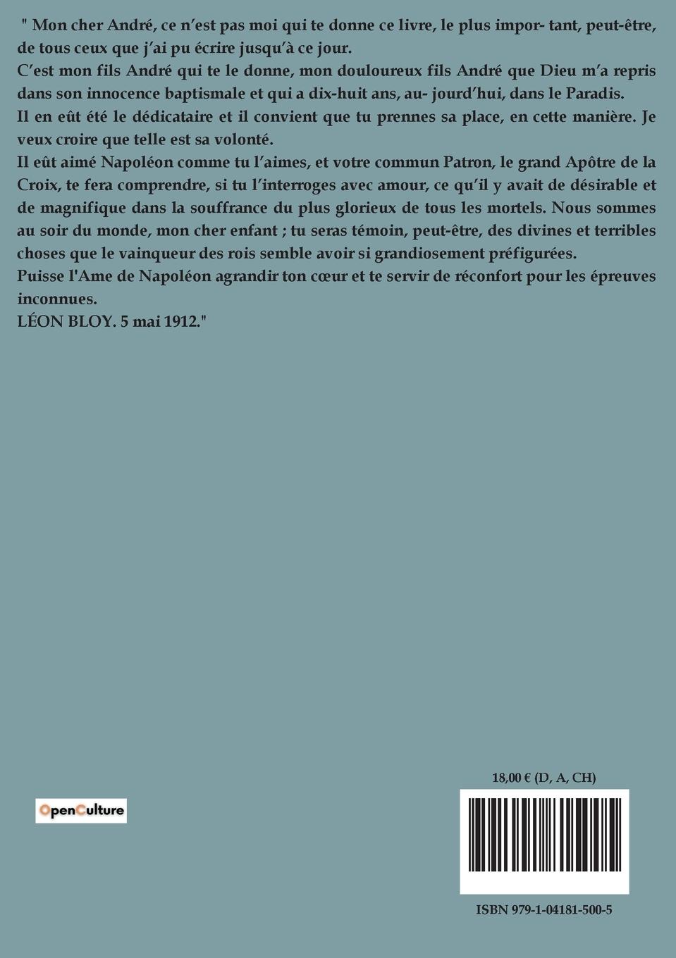 Rückseitencover L'âme de Napoléon