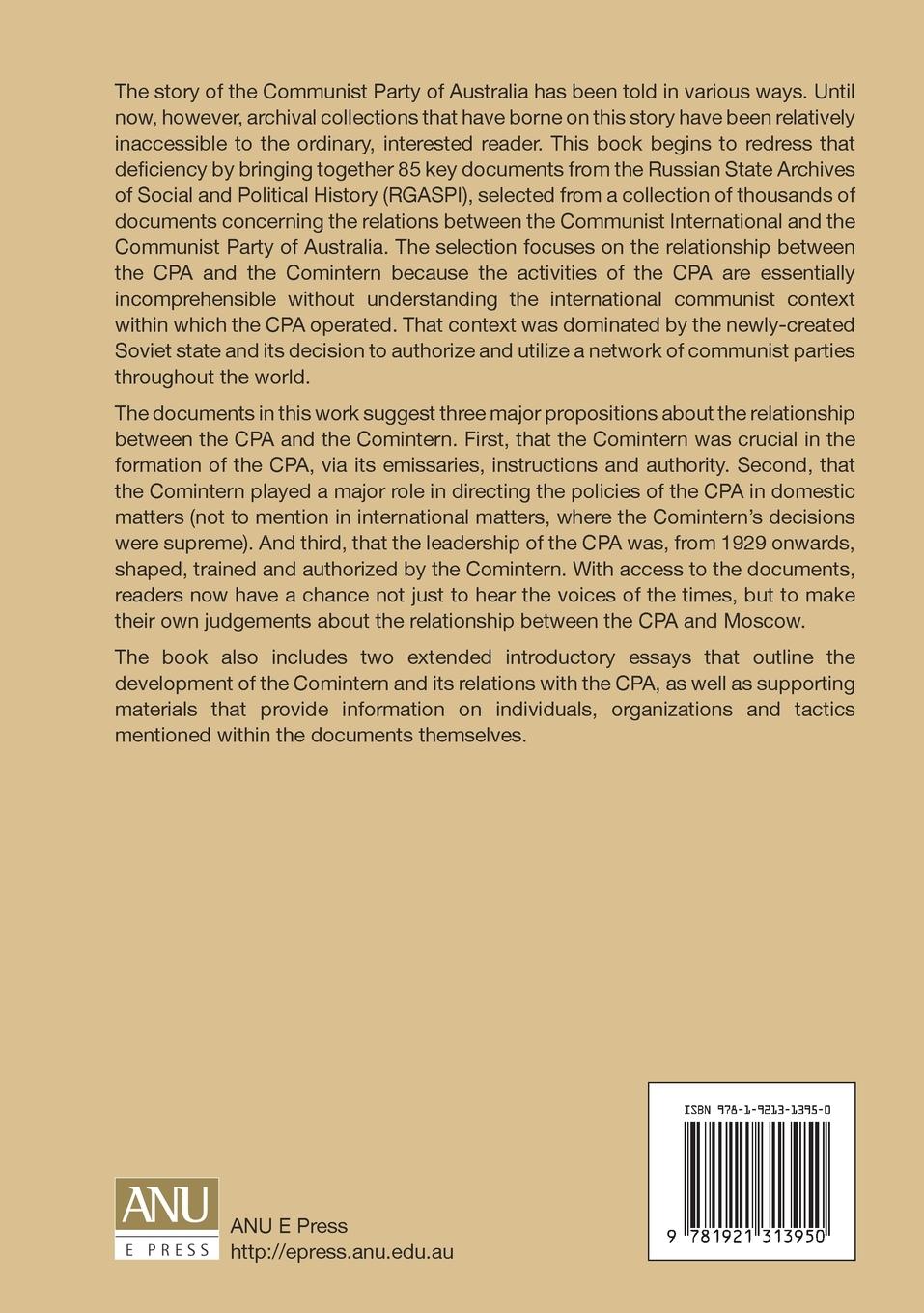 Rückseitencover Our Unswerving Loyalty