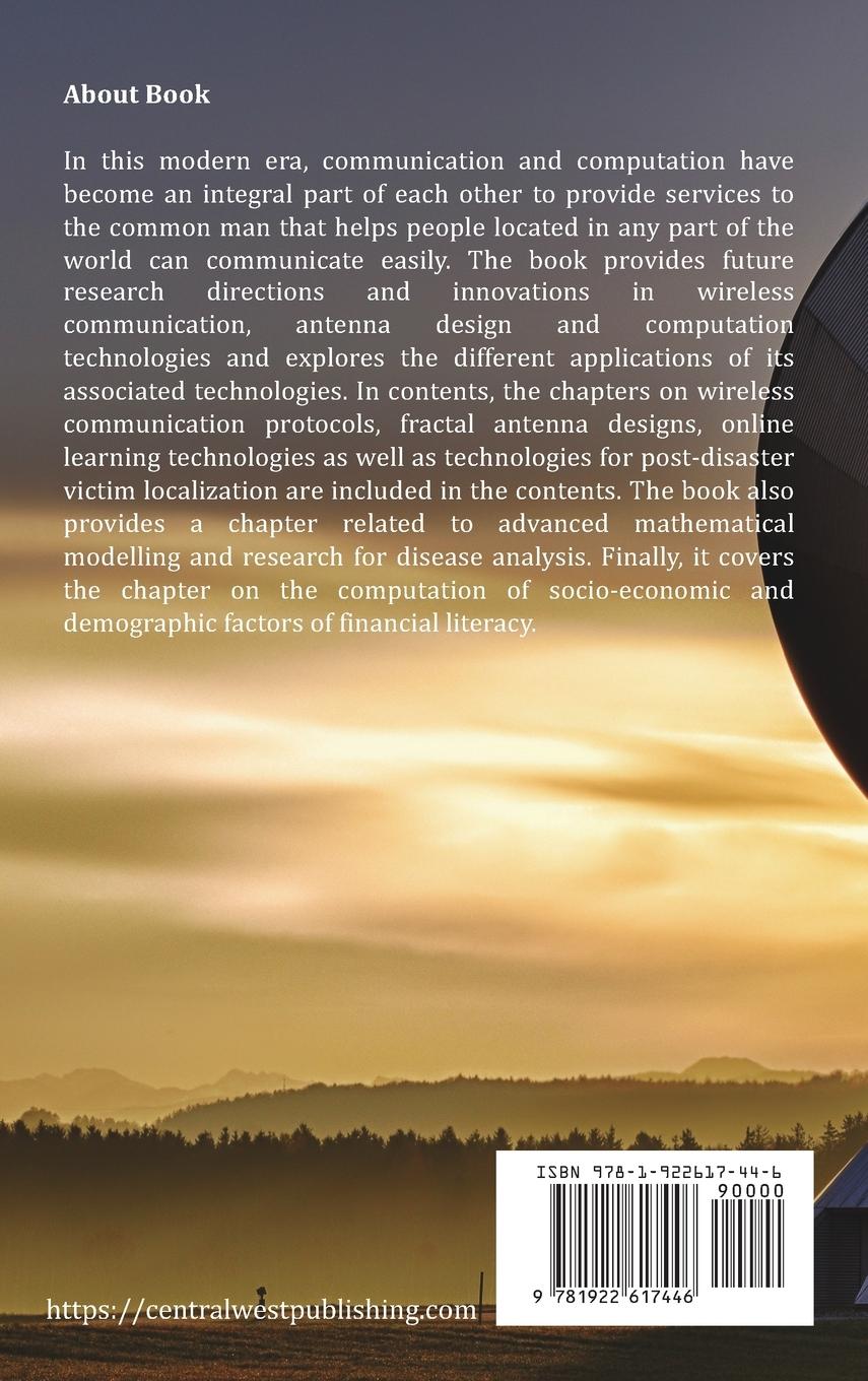 Rückseitencover Advanced Innovations in Communication and Computation