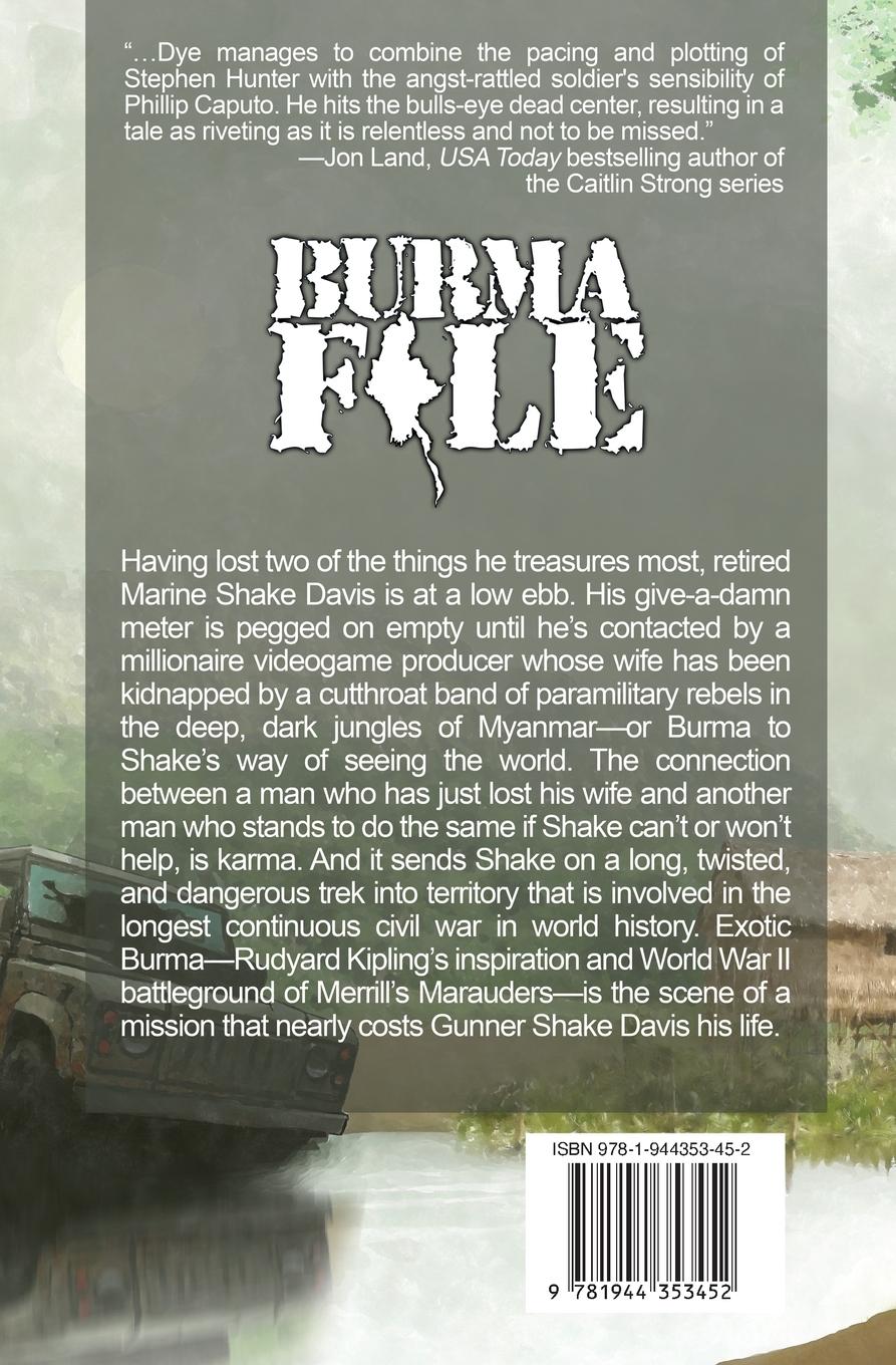 Rückseitencover Burma File
