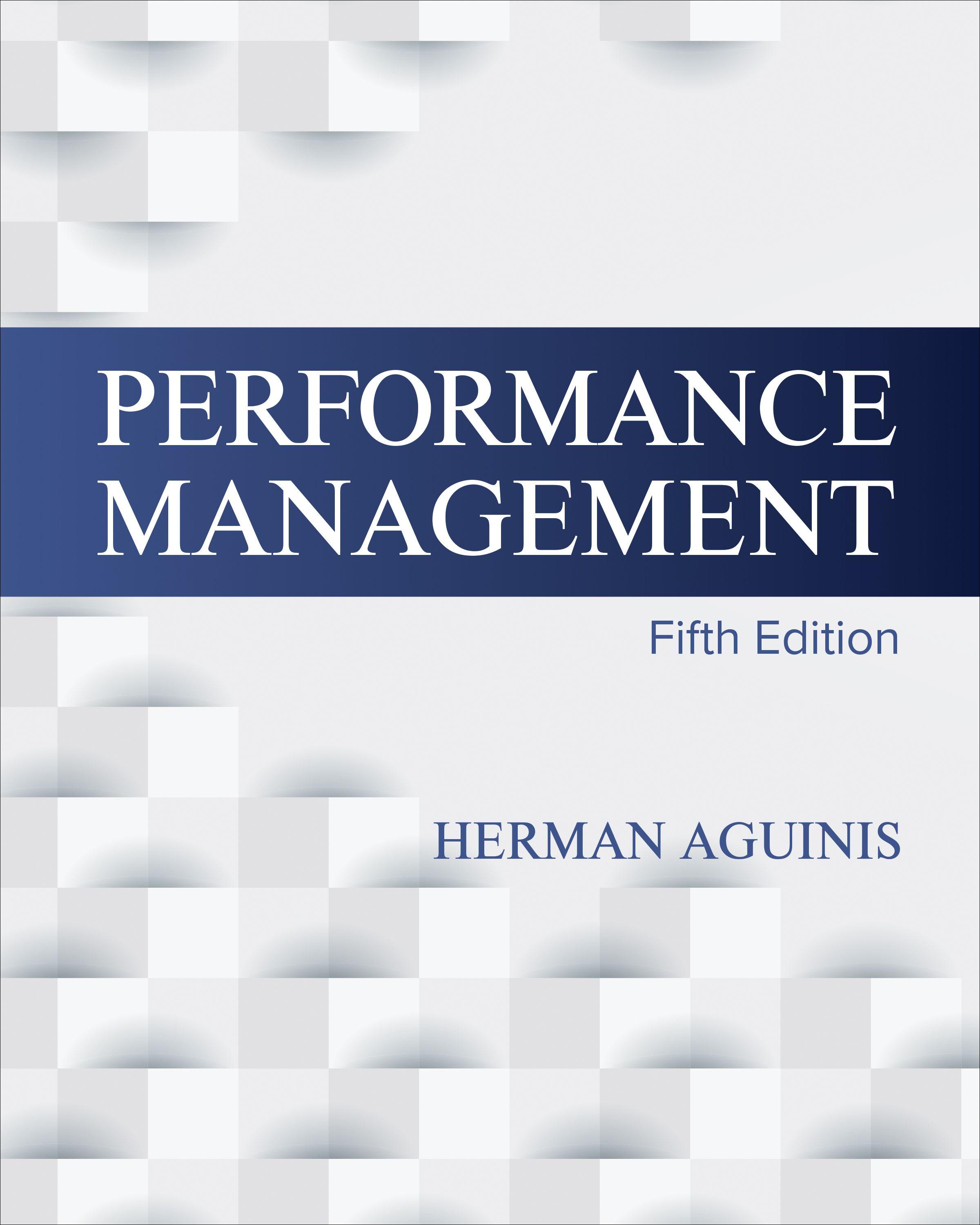 Vorderes Coverbild Performance Management