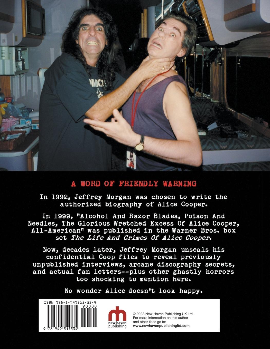 Rückseitencover Alice Cooper Bookazine