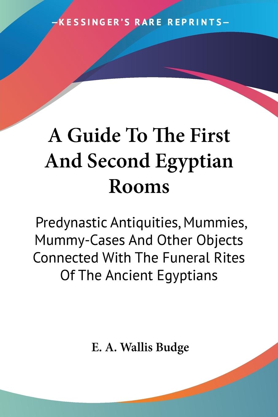 Vorderes Coverbild A Guide To The First And Second Egyptian Rooms