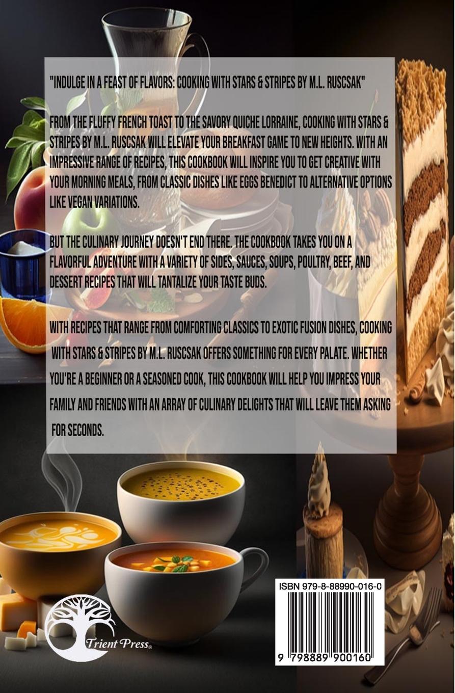 Rückseitencover Cooking with the Stars & Stripes