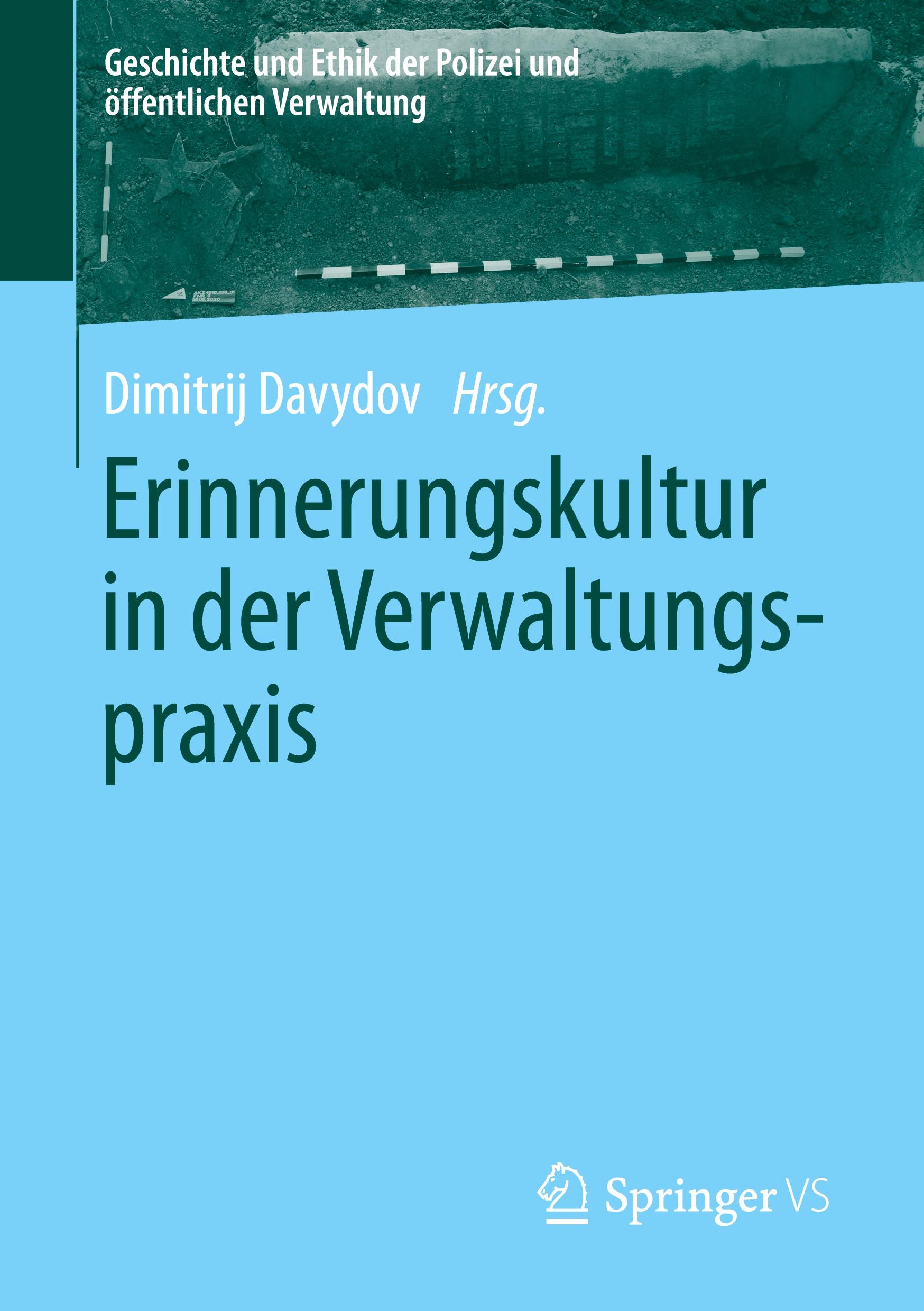 Vorderes Coverbild Erinnerungskultur in der Verwaltungspraxis