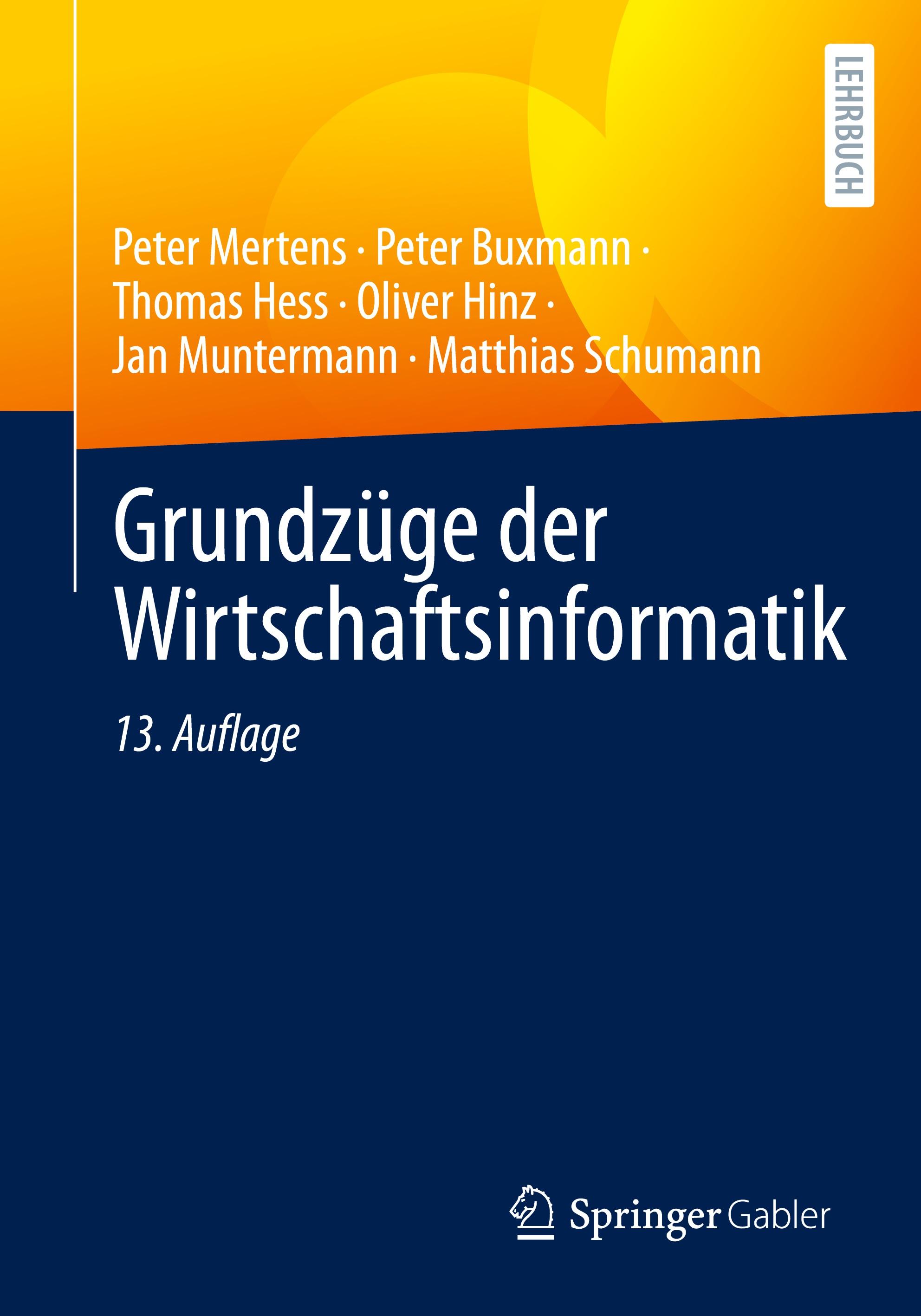 Vorderes Coverbild Grundzüge der Wirtschaftsinformatik