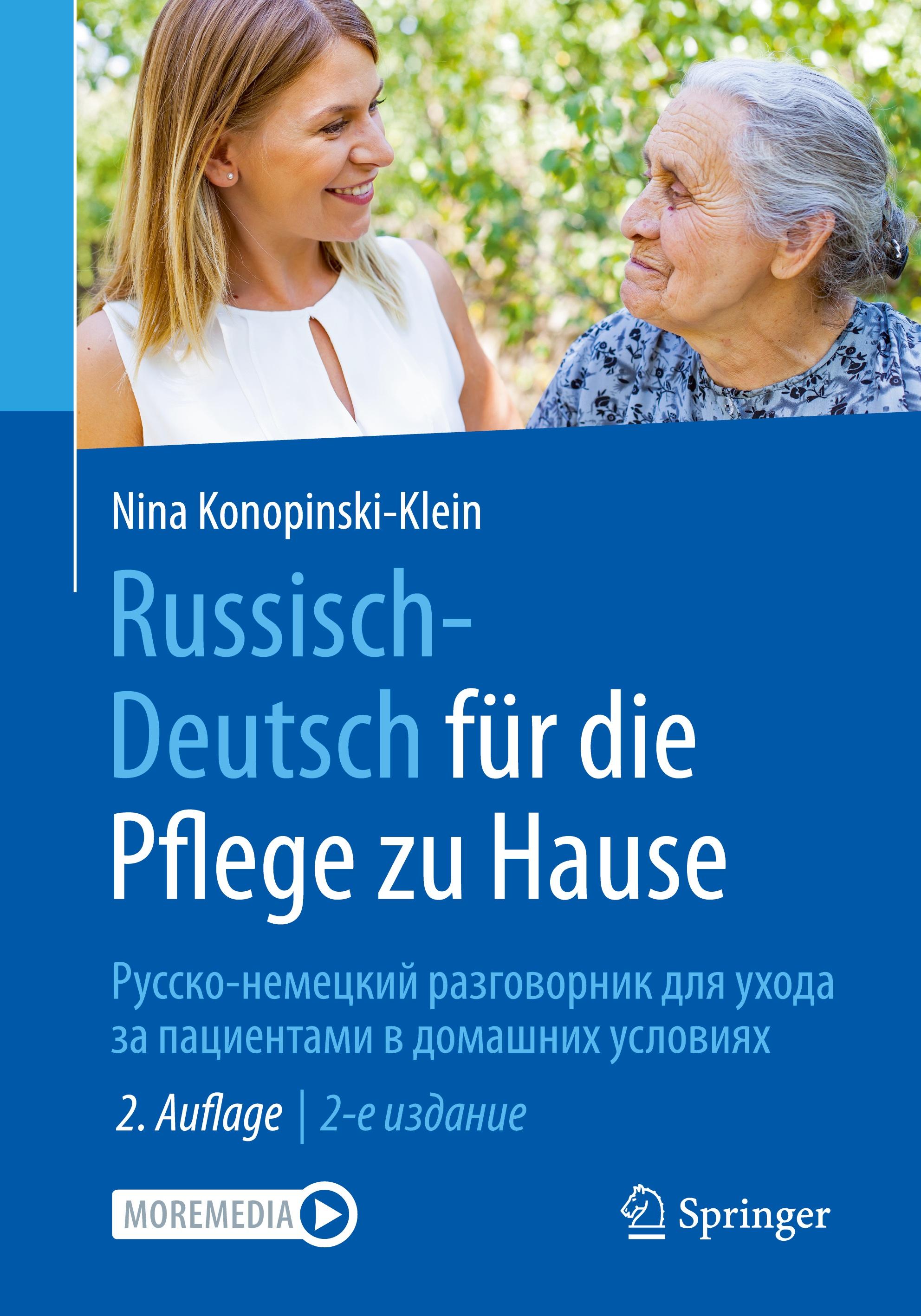 Vorderes Coverbild Russisch - Deutsch für die Pflege zu Hause