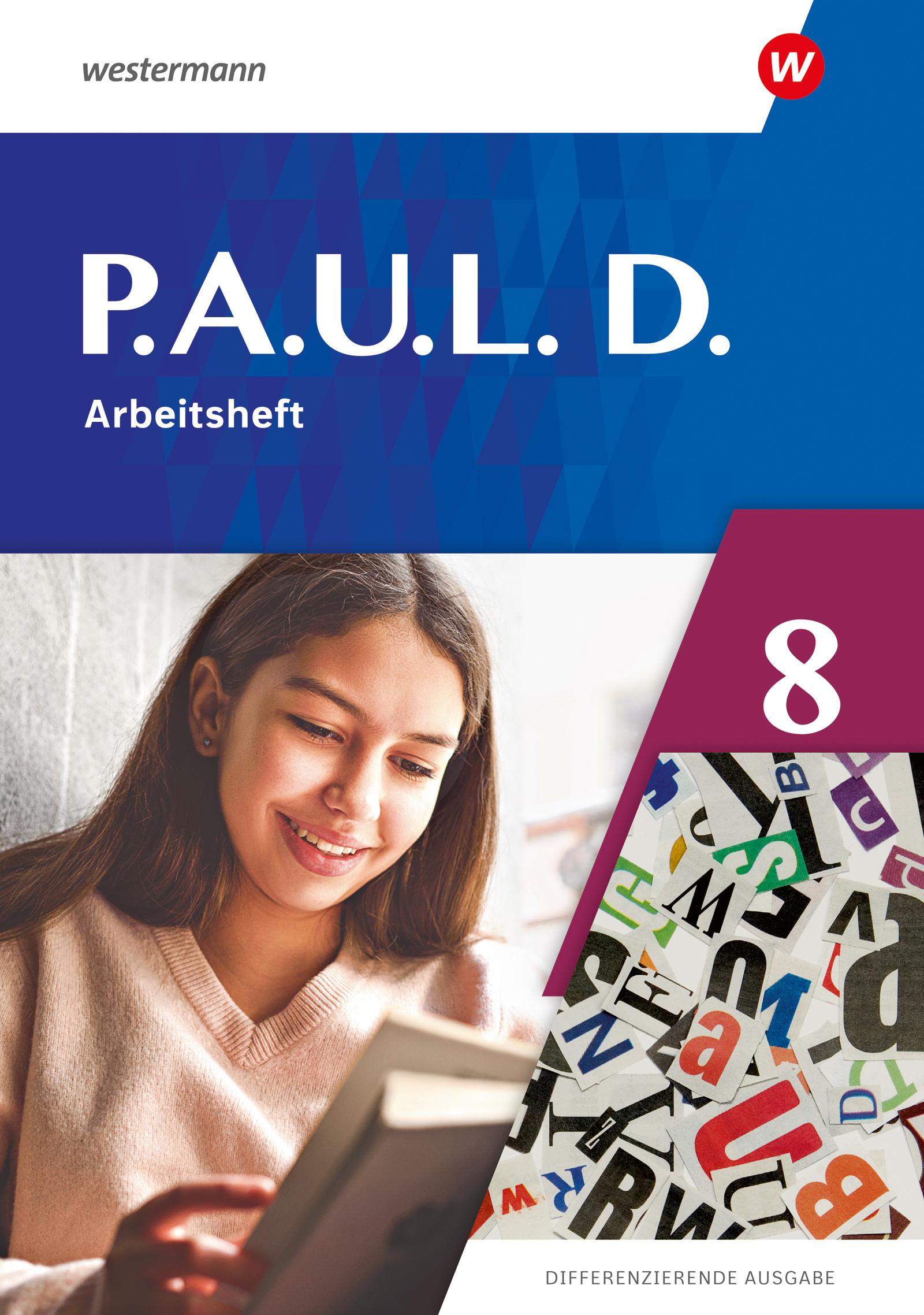 Vorderes Coverbild P.A.U.L. D. (Paul) 8. Arbeitsheft. Differenzierende Ausgabe